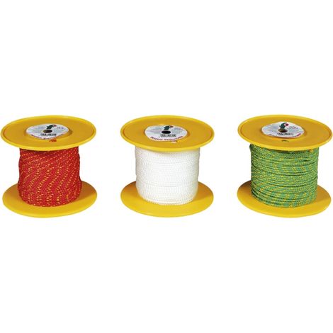 Gr .weiß UNIVERSAL-MAURERSCHNUR 3,0 MM weiß POLYPROPYLENE bricklayer cord (1/2)