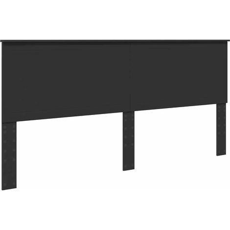 Maison Exclusive - Cabecero con cabecera Roble Negro 200 cm Mader (1/5)