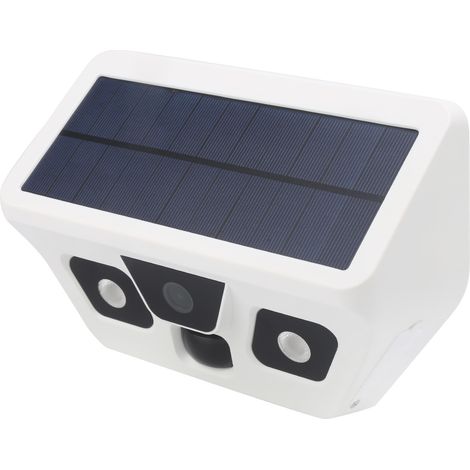 Lampe de jardin LED solaire étanche avec détecteur de mouvement pour la surveillance (1/5)