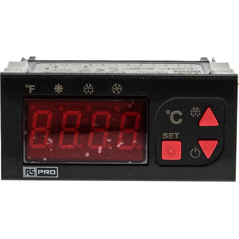 Contrôleur de température Marche/Arrêt, 24 V (c.a./c.c.), 1 sortie Relais1 entrée thermocouple, 77 x 35mm ( Prix pour 1 ) (1/3)