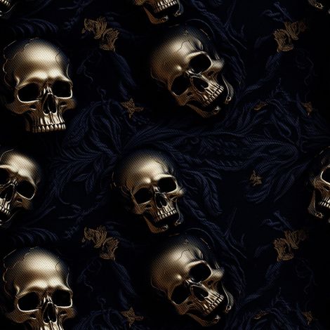 Tela decorativa para exteriores Oxford - Motivo de calavera I DX4412 (1/5)