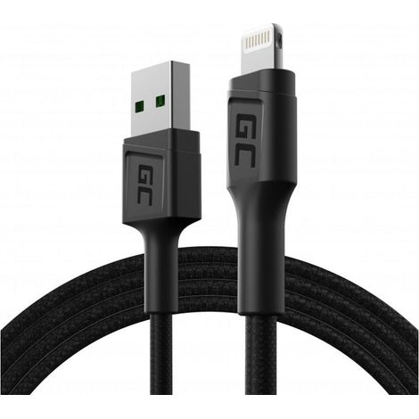 Green cell kabel powerstream usb a - lightning 12 m qc apple 24 a