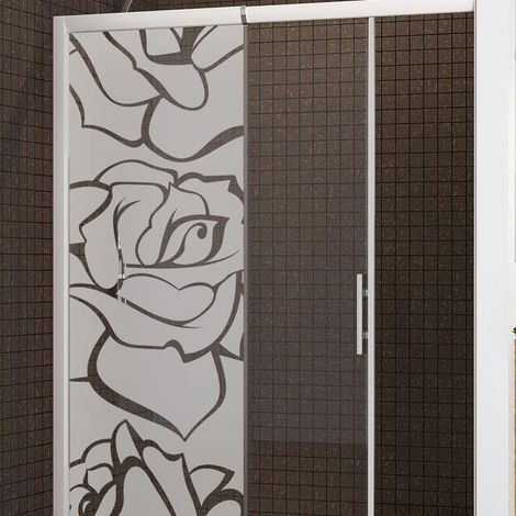 Film Fenêtre Anti Regard Occultant - Roses - Stickers Autocollant Brise-Vue pour Vitre (1/5)