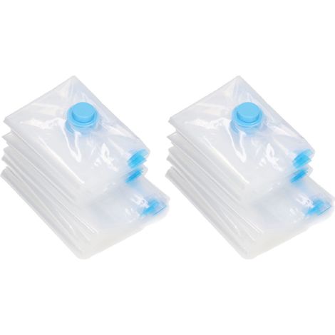 Kit de 8 sacs de compression sous vide avec 1 pompe à vide manuelle (1/5)