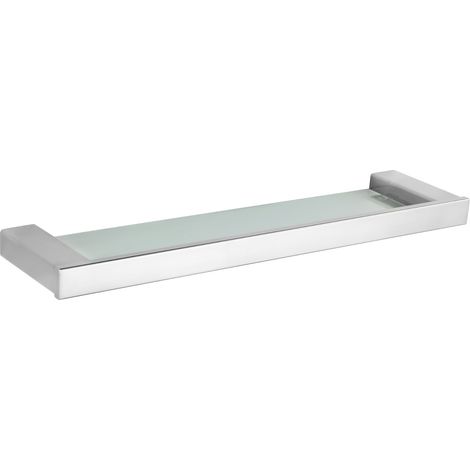 Mexen Pavo étagère murale en verre, Chrome - 7030437-00 (1/2)