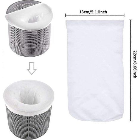 Un ensemble de 15 housses de protection pour filtres de skimmer de piscine protège parfaitement vos filtres. Filets de protection, paniers de skimmer, grandes housses de protection pour filtres de ski (1/4)