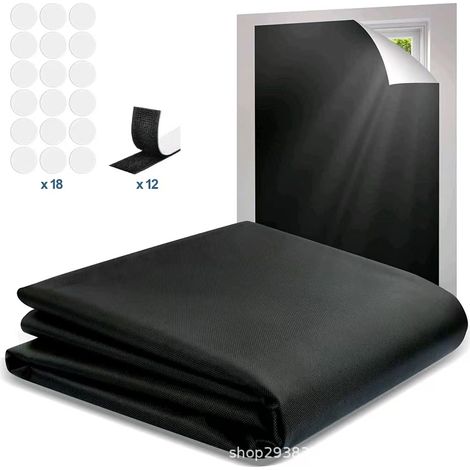 Magnetischer Verdunkelungsrollo, kein Bohren erforderlich, 100 x 145 cm, isolierender Stoffrollo für Dachfenster – Sonnenschutz, tragbare Fensterfolie fürs Babyzimmer