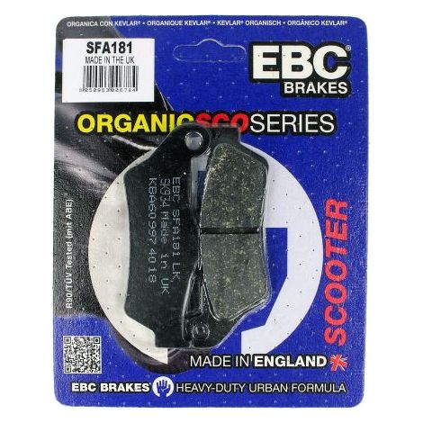 Pastiglie freno per scooter EBC SFA181 (set per 1 disco) (1/2)