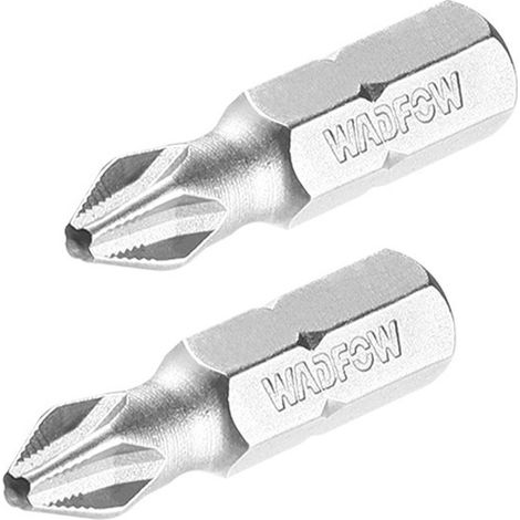 Juego 2 bits Phillips PH1x25mm Wadfow acero Cr-V (1/2)