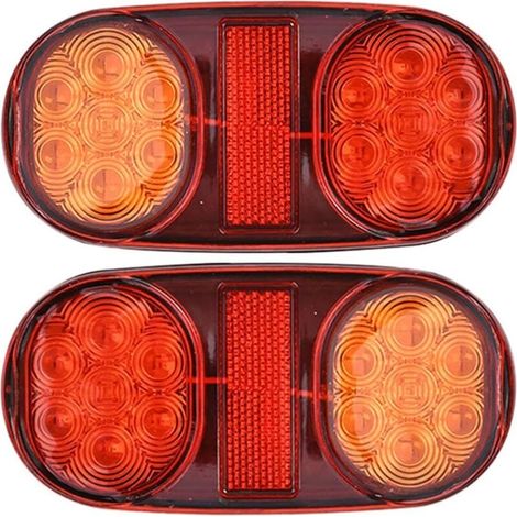 Feux de Remorque LED 12V,2pcs Feu Arriere pour Remorque LED Etanche (1/4)