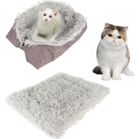 SJLERST Niche pour Chat, Lit pour Animaux Chien Chat,Maison pour Chat ,Niche pour Animaux de Compagnie Peut être utilisé pour Hamster, Lapin, Chien, Lapin d'Inde, Chat bébé (1/5)