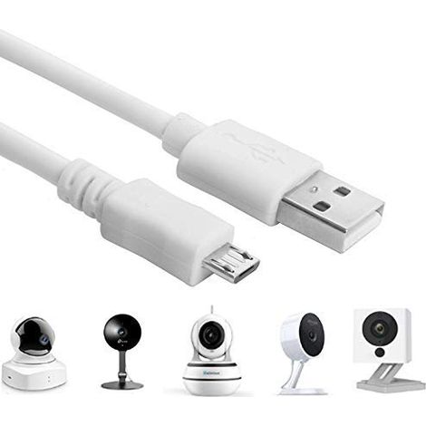 Câble USB vers Micro USB Câble de chargement pour caméra de sécurité 5mètre (1/5)