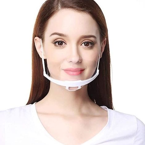 Visière de protection anti-buée pour restaurant Hôtel Serveur Chef Cuisine - Transparent - 10pcs (1/4)