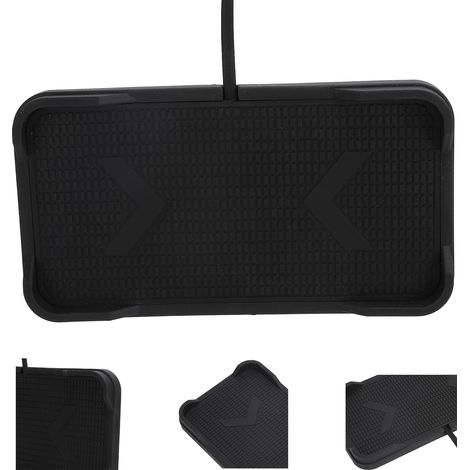 Qi-Wireless-Autoladegerät, 10 W 7,5 W Anti-Rutsch-Ladepad, Schnell-Wireless-Autoladegerät (1/5)