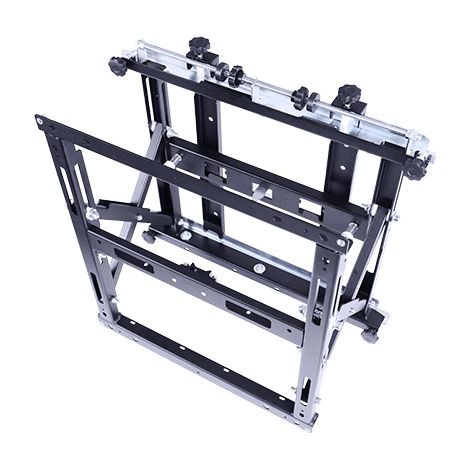 ITB PM4650 Supporto TV Parete 22" Argento VESA 300x300 Chiusura a Spinta 20kg (1/4)