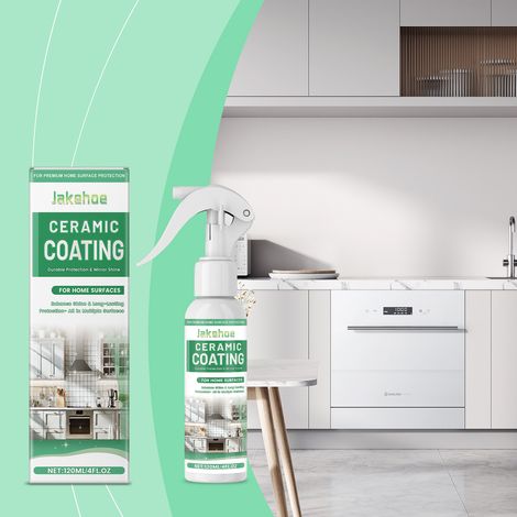 Ceramic Coating Spray for Home Indoor Tile Cleaning, Polishing, Wax Removal, Stain Renovation - 120ml (1/5)