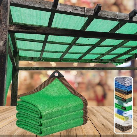 Filet D'ombrage Extérieur, Filet Ombrage Protection Piscin et Filet Anti Chaleur, Filet Brise Vue Balcon Toile Ombrage Rectangulaire en HDPE 2x3m Voile D'ombrage pour Patiov Pare Solei (1/5)
