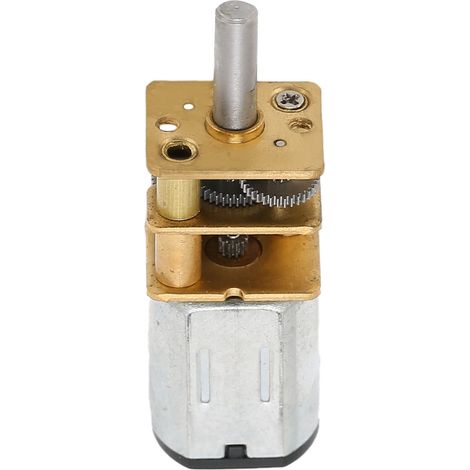 Moteur Réducteur DC 6V 12V 10RPM avec Arbre 3mm pour Robotique et Modélisme (1/5)
