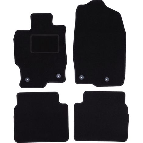 Tapis en velours noir pour : Mazda 6 II GH berline, break, liftback, hayon (2007-2012) (1/5)