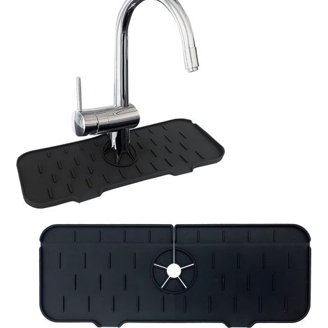 Lot Protections Robinet – Cuisine, Silicone, Noir (1/5)