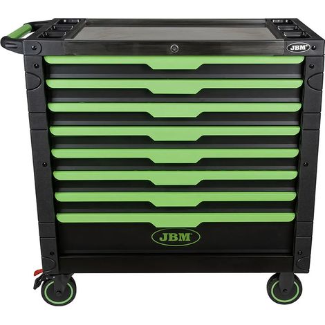 Werkstattaufbewahrung jbm xl tool trolley 8 Schubladen Zentralverriegelung