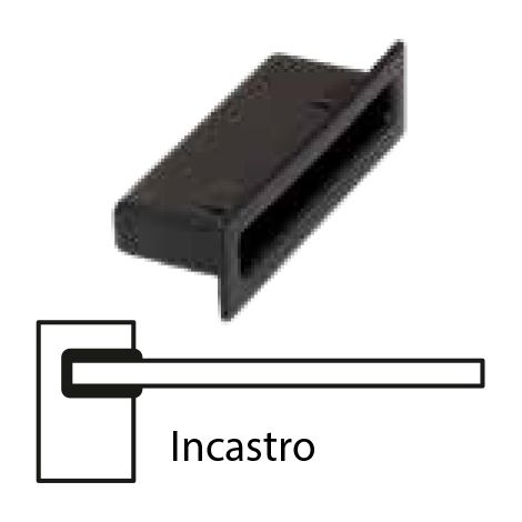 SUPPORTO AD INCASTRO IN PVC PER ASTA ORTOPEDICA- 10,0 pz