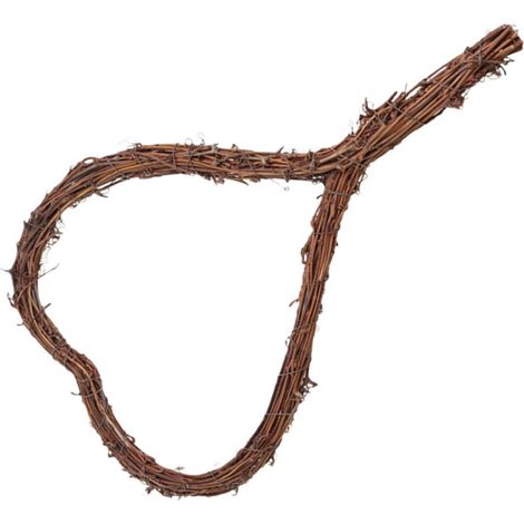 Couronne de Vigne de Cœur 30 Cm avec Poignée 25 Cm, Décoration Mariage et Fêtes, Cadre Rotin Naturel pour DIY Suspendre Murale, Couronne Porte Romantique Polyvalente (1/5)