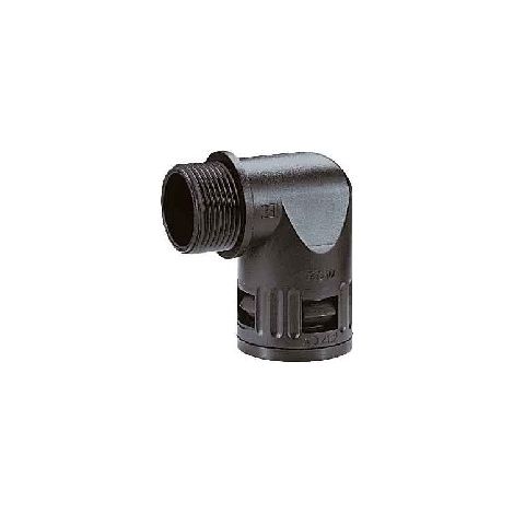 flexa Schnellverschraubung IP65 gewinkelt RQW1-M AD28,5/M32 grau (1/2)