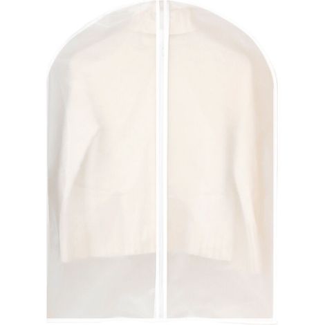 Housse vetements à suspendre Housses de Vêtement Anti Poussière Etanche Mite Humidité Housse Vetement Semi Transparente pour Chemise Costumes(60X140cm) - RWHousse de rangement (1/5)