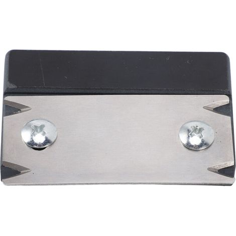 Rabot à Chant Maniable pour Bords en PVC, ABS, Mélaminé ou Placage - Acier, 4 Lames Affûtées, 66g, Plaqueuse à Chant Portative pour Menuiserie (1/5)