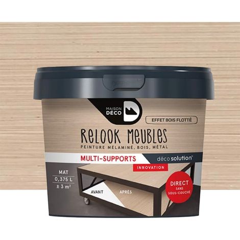 Peinture meubles Relook Meubles Effet Bois flotté 0,375 L (1/2)