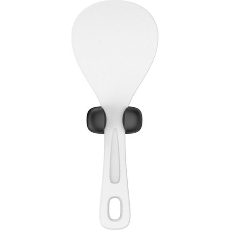 Support à Clip pour cuillère à riz, adhésif en Silicone sans trace, support à cuillère pour spatule à frire de cuisine (1/5)