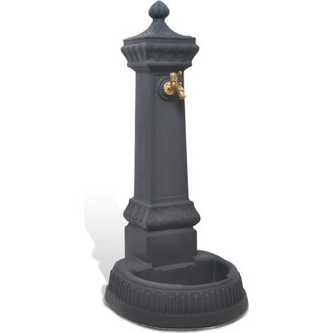 Fontana decorativa da giardino colore antracite, fontane