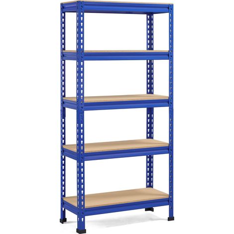 Etagères de Rangement 70 x 30 x 150 cm, Bleu (1/5)