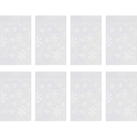 100 sachets pour biscuits, chocolats, cadeaux, sachets transparents en cellophane, sachets à pain (1/2)