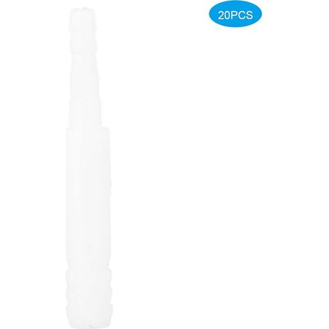 20 adaptateurs pour tuyau d'aquarium, convertisseur de connecteur de tube PVC 4 mm vers 8 mm (1/5)