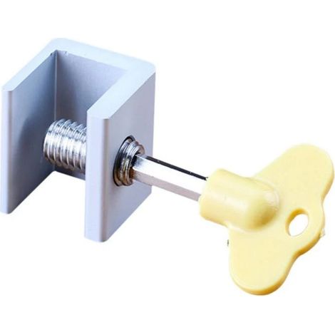 Verrou de sécurité antivol pour porte coulissante avec fenêtre et fenêtre