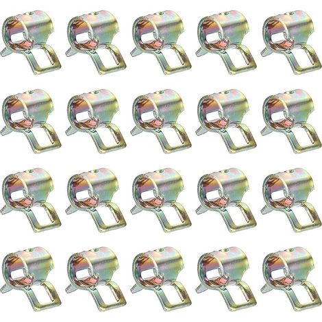 20pcs A Ressort Type Bande 4mm De Raccordement De Tuyau Colorés (1/5)