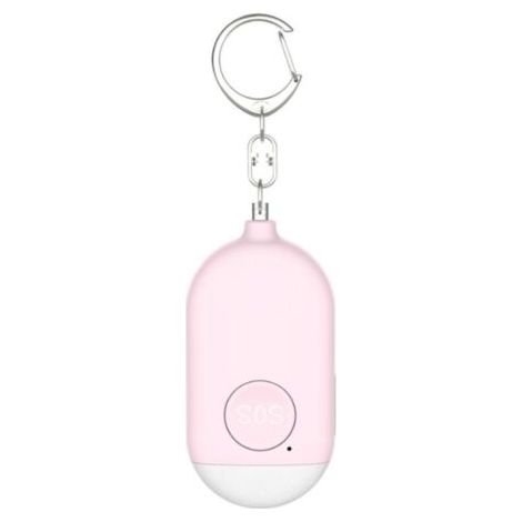 Pair (Blanc)130DB Alarme Personnelle Anti-Agression avec Porte-clé,Rechargeables Alarme de Poche avec LED Lampe de Poche Torche Alarme,pour Femme Enfants Personnes aîné