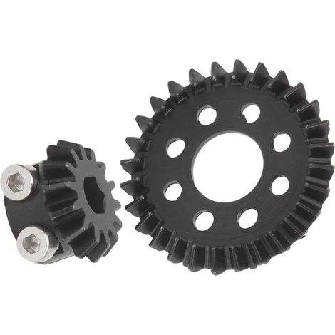 2 pignons droits en acier haute résistance, rapport 2:1, référence 5204-0002-0002, trou hexagonal de 8 mm (1/5)