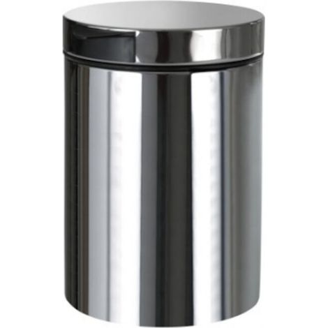 BEMETA Poubelle suspendue 3L en Acier inoxydable, Inox (KOSZAV3NRZM) (1/5)