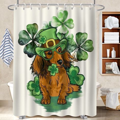 Rideau douche imperméable polyester 180x180 souple et fluide housse de baignoire pour salle de bain moderne (1/5)