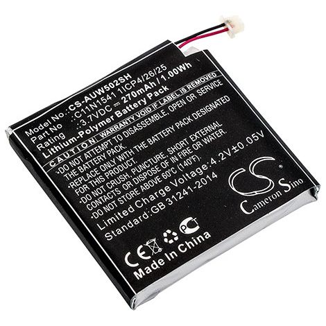 NX - Batterie montre connectée pour Asus 3.7V 270mAh (1/2)