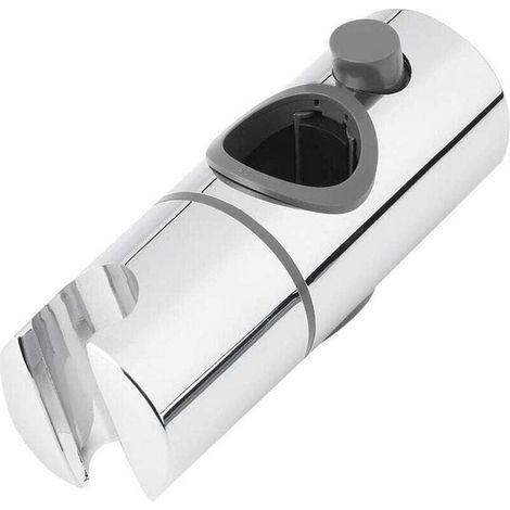 Support de Douche, 22MM à Diamètre Réglable,Chromé + Conception ABS Support Douchette, Installation Simple, Adapté à la Barre de Douche (1/4)