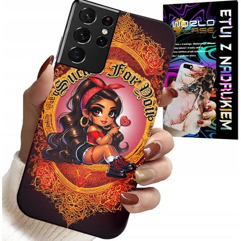 Custodia per Samsung Galaxy S21 Ultra - Sucker FOR YOU custodia alla moda con bambola + lamina (1/5)