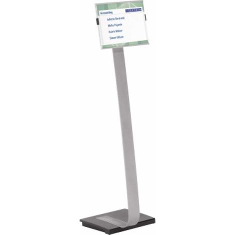 Durable 481323 Informationsstand Silber Höhenverstellbar (1/5)