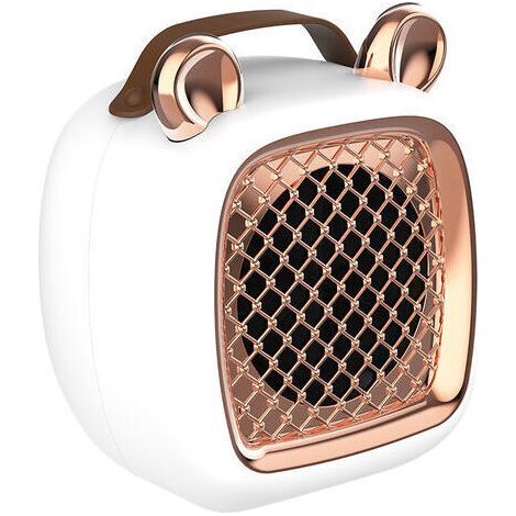 -Chauffage d'appoint1000w, Radiateur Electrique, Silencieux Chauffage Soufflant pour Salle de Bain, Salon, Chambre, Mini Portable Chauffage d'appoint Céramique (1/5)