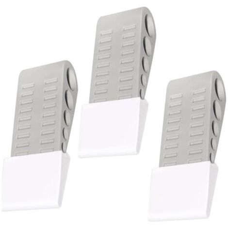 Ensemble de 3 pinces anti-collision pour portes, en forme de butée, convenant aux enfants et aux animaux domestiques outils de sécurité pour la maison et le bureau. (1/5)