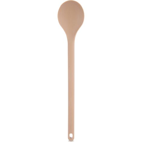 Silikon-Küchenlöffel zum Mischen und Servieren von Speisen, kratzfest, 28 cm (1/4)