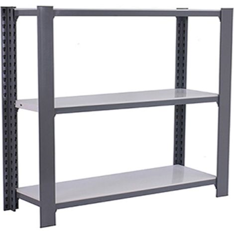 Officlick OFFICLICK 3 300 étagère métallique gris blanc (1/5)